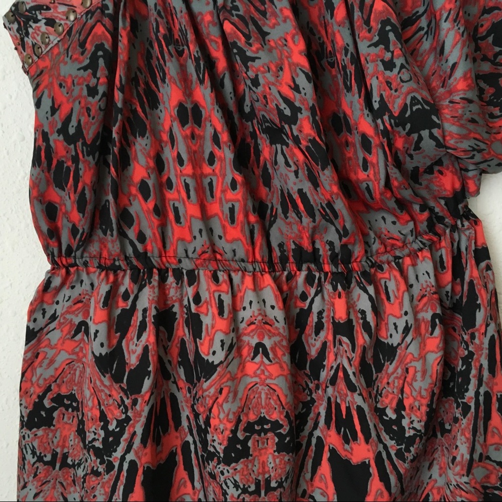 New Angie one shoulder dress sz S soft cinched - Picture 5 of 8
